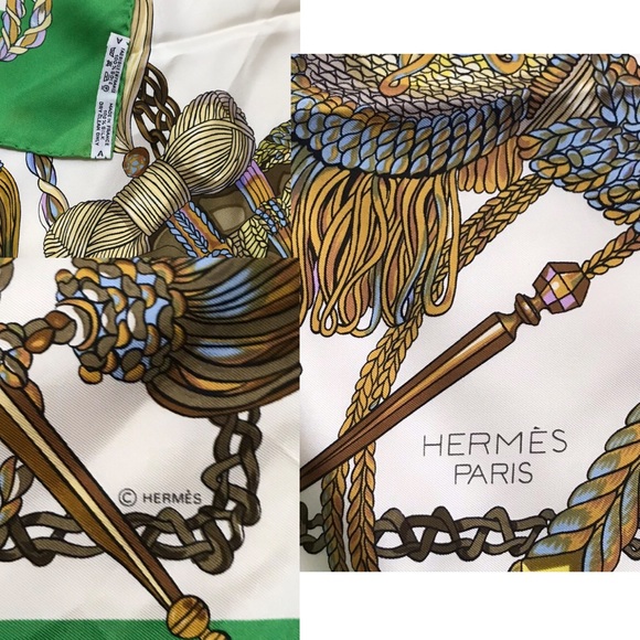 *SOLD* *RARE* Hermes Silk Scarf “Le Timbalier” - Picture 8 of 8